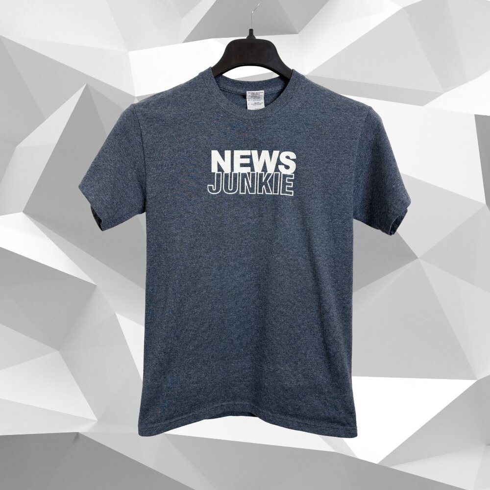 Newseum "News Junkie" Graphic Tee from Washington D.C. - Gildan, Small